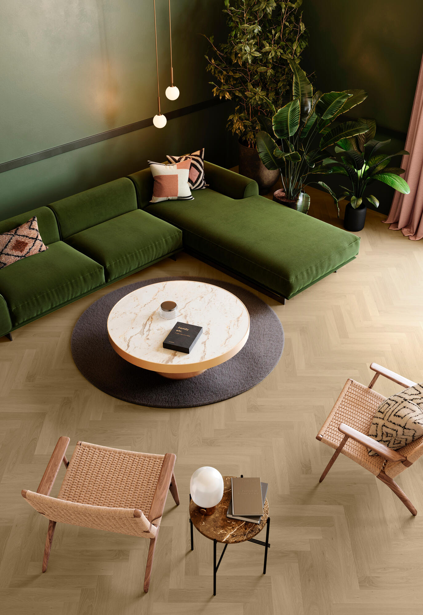 Silk Calm Herringbone