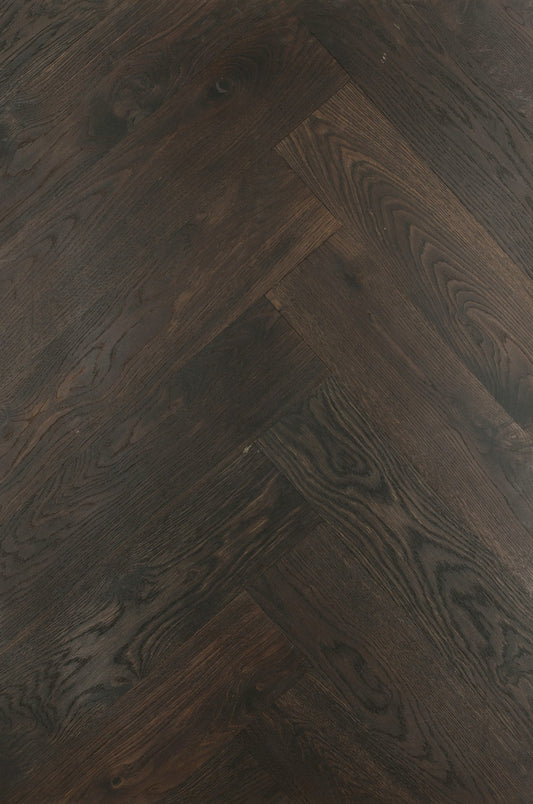 Herringbone - Dark Brown