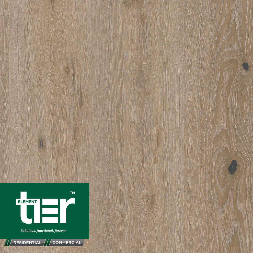 R710 m2 Tier Vinyl SPC Element Homey Oak 6.5mm x 181mm x 1520mm
