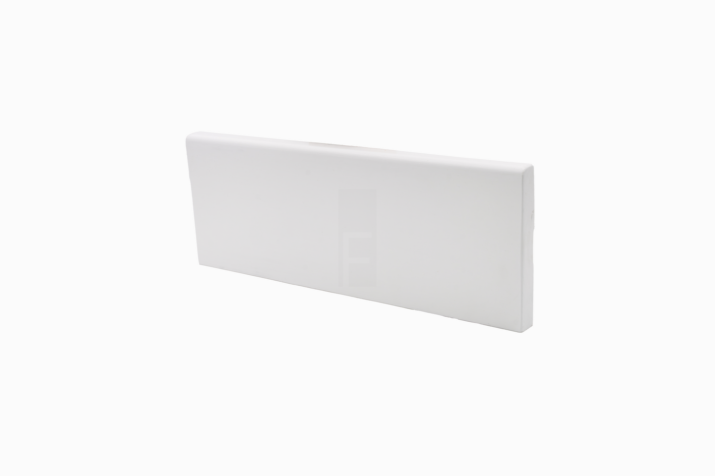 100mm White Bullnose