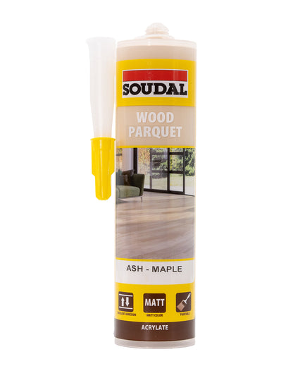 Acrylic parquet sealant Water-based acrylic polymer serves as a flexible joint sealant designed specifically for sealing joints in parquet or laminate floors.