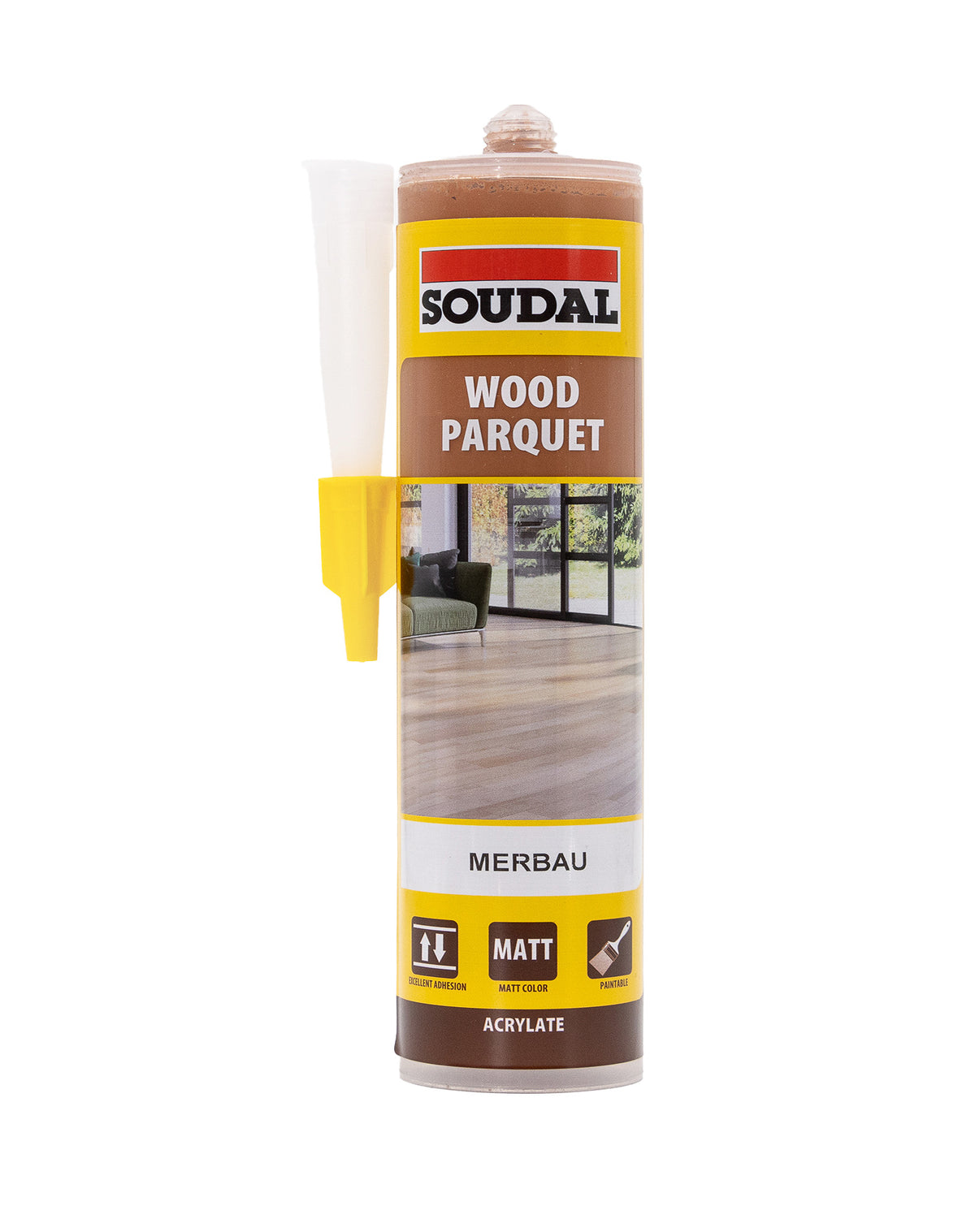 Someone’s in a SOUDAL Parquet Timber Laminate Sealant Pine 310ml Someone’s in a SOUDAL Parquet Timber Laminate Sealant Pine 310ml