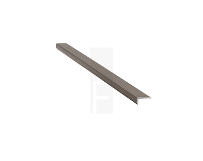 This Supertrim End Profile is a versatile flooring accessory used to finish vinyl, laminate and SPC floors. These profiles can be applied to finish off flooring against sliding doors, fireplaces, pillars, cupboards, or walls. They provide a clean transition and protect flooring edges, enhancing both aesthetics and durability.     Dimension 15mm W x 6.5mm H x 2700mm L