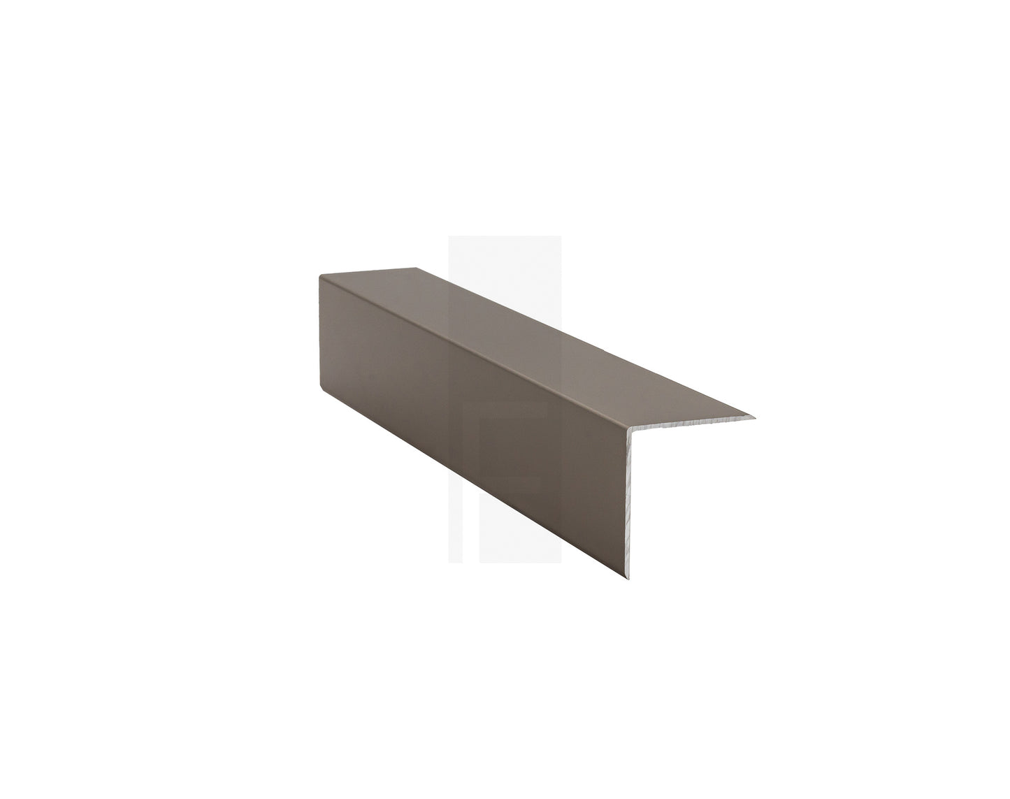 Overlap 40mm x 40mm stair nose by Supertrim is an essential accessory for stair edges, providing a seamless transition and finished appearance. It covers exposed edges, offering protection and enhancing aesthetics. Suitable for any floor covering, it ensures safety and a professional finish.     Dimension 40mm W x 40 H x 2700 L